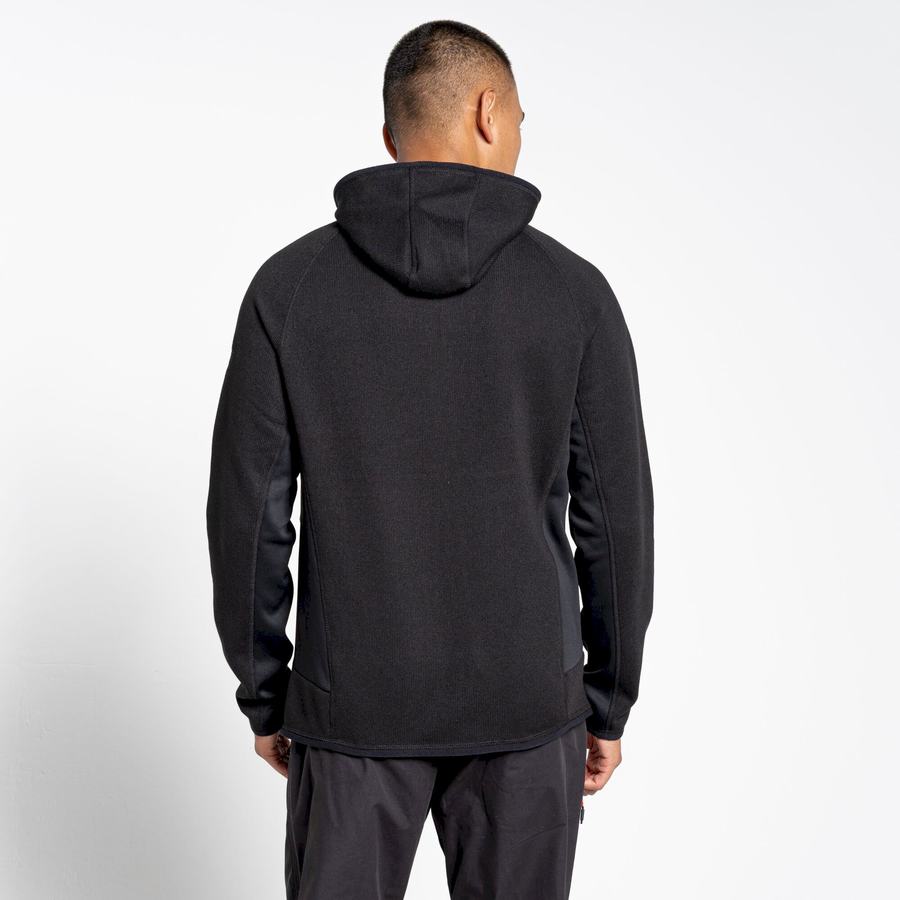 Black Craghoppers Mannix Men's Sweaters | TZL348UV