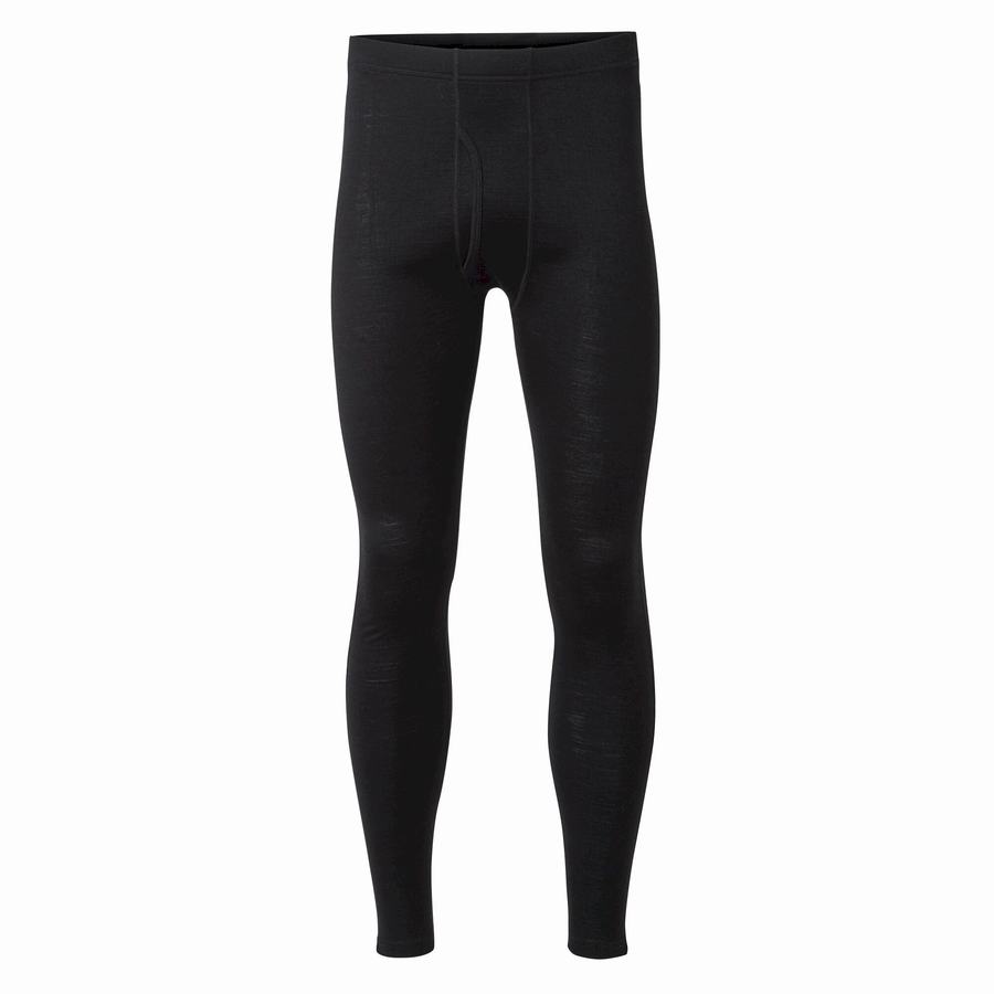 Black Craghoppers Merino Baselayer Men's Trousers | WGX2786ZW