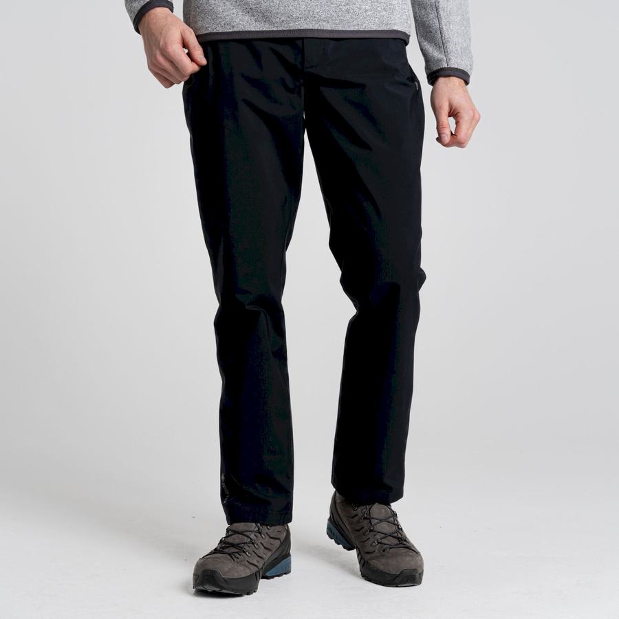 Black Craghoppers Nogales Gore-Tex Men's Trousers | USP2917IN