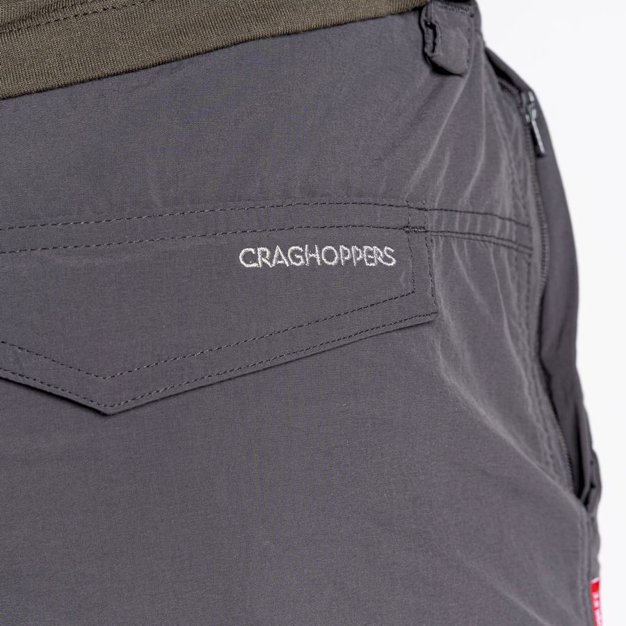 Black Craghoppers NosiLife Cargo II Men's Shorts | SKK3077PU