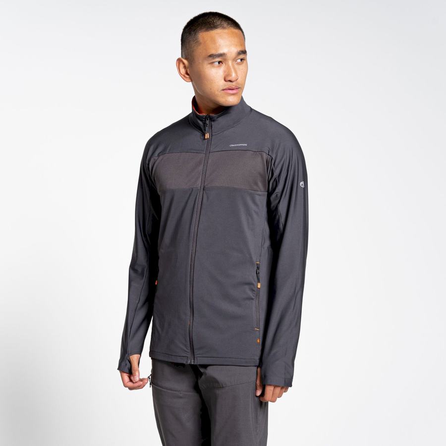 Black Craghoppers NosiLife Valens Men's Jackets | FAQ3327FH