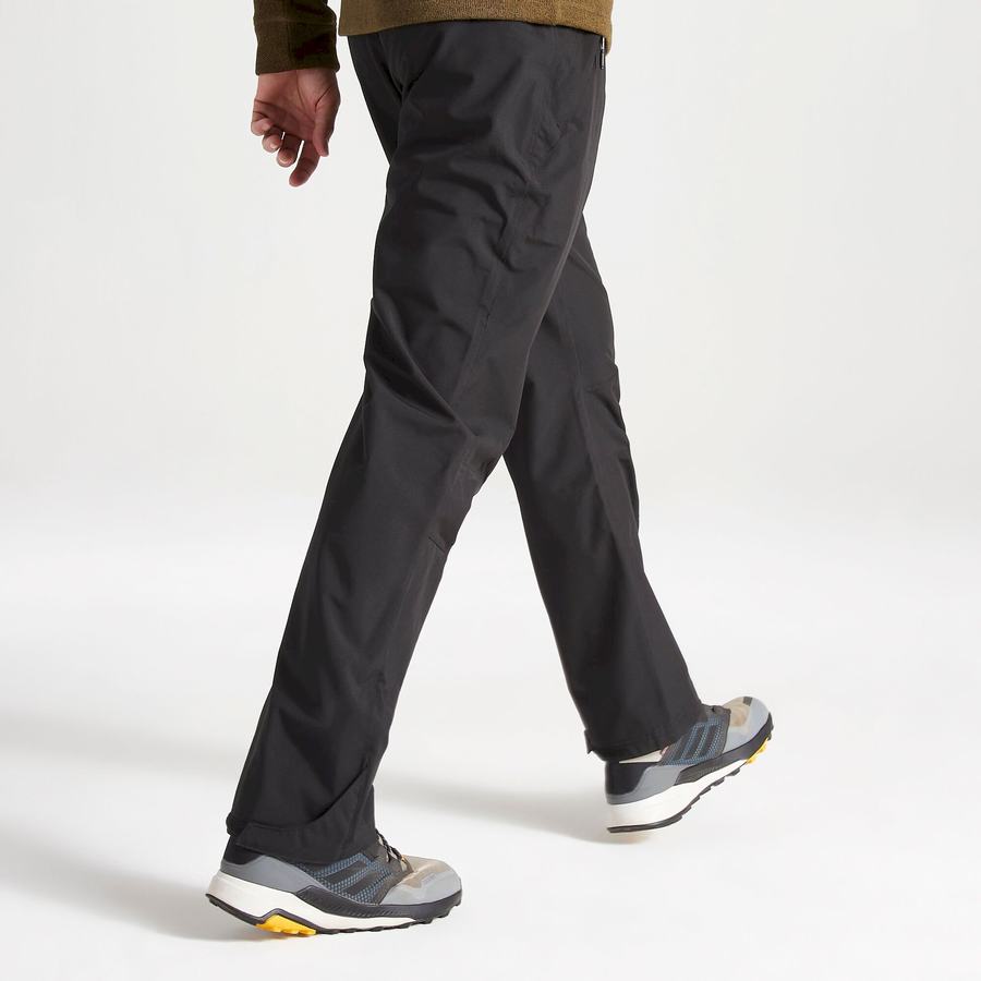 Black Craghoppers Stefan II Waterproof Men's Trousers | MSZ9044UB