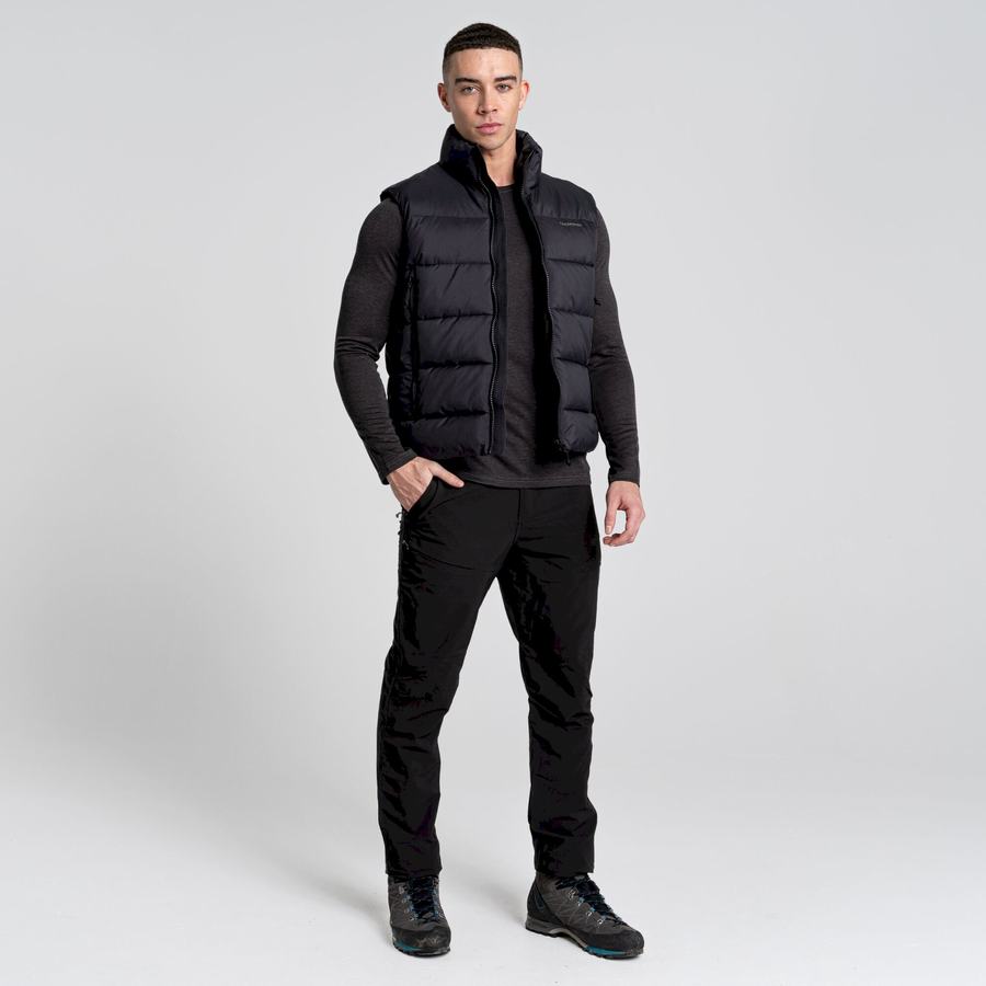 Black Craghoppers Sutherland Vest Men's Gilets | QHR8717MP