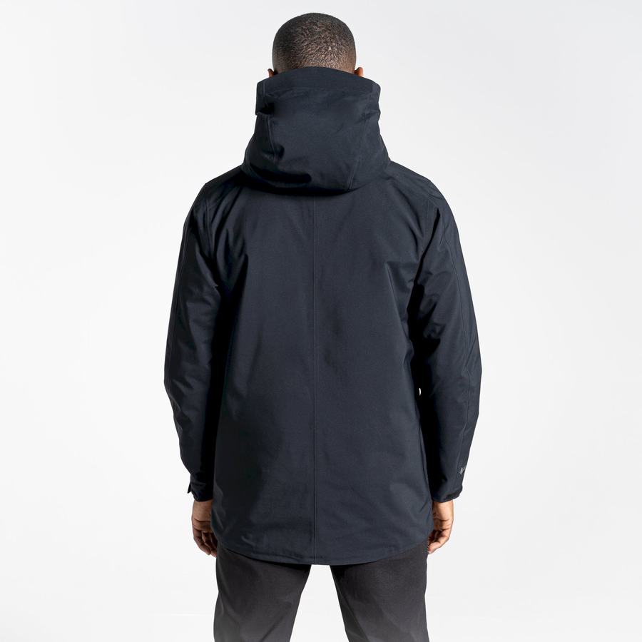 Black Craghoppers Toledo GORE-TEX Men's Jackets | SFY7231GF