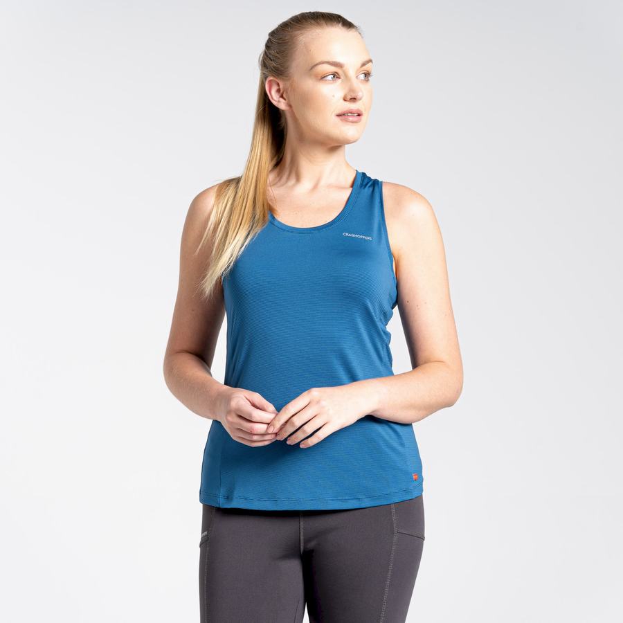 Blue Craghoppers Aliso Vest Top Women's T-Shirts | GKL5287LO