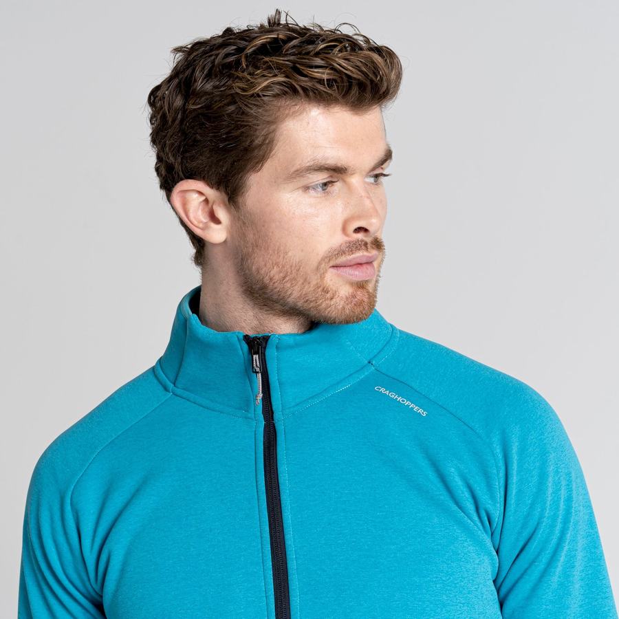 Blue Craghoppers Dynamic Pro Half Zip Men's Sweaters | BOT4494ET