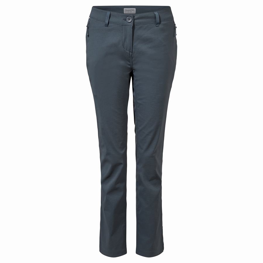 Blue Craghoppers Kiwi Pro II Women's Trousers | CZE2789KM