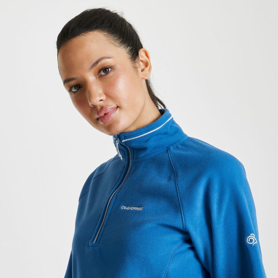 Blue Craghoppers Miska Half Zip Women's Sweaters | LCL8997ST