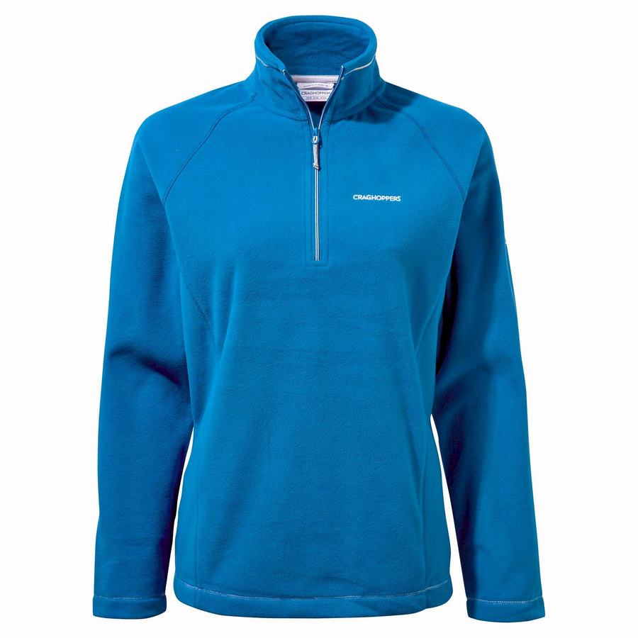 Blue Craghoppers Miska Half Zip Women's Sweaters | LCL8997ST