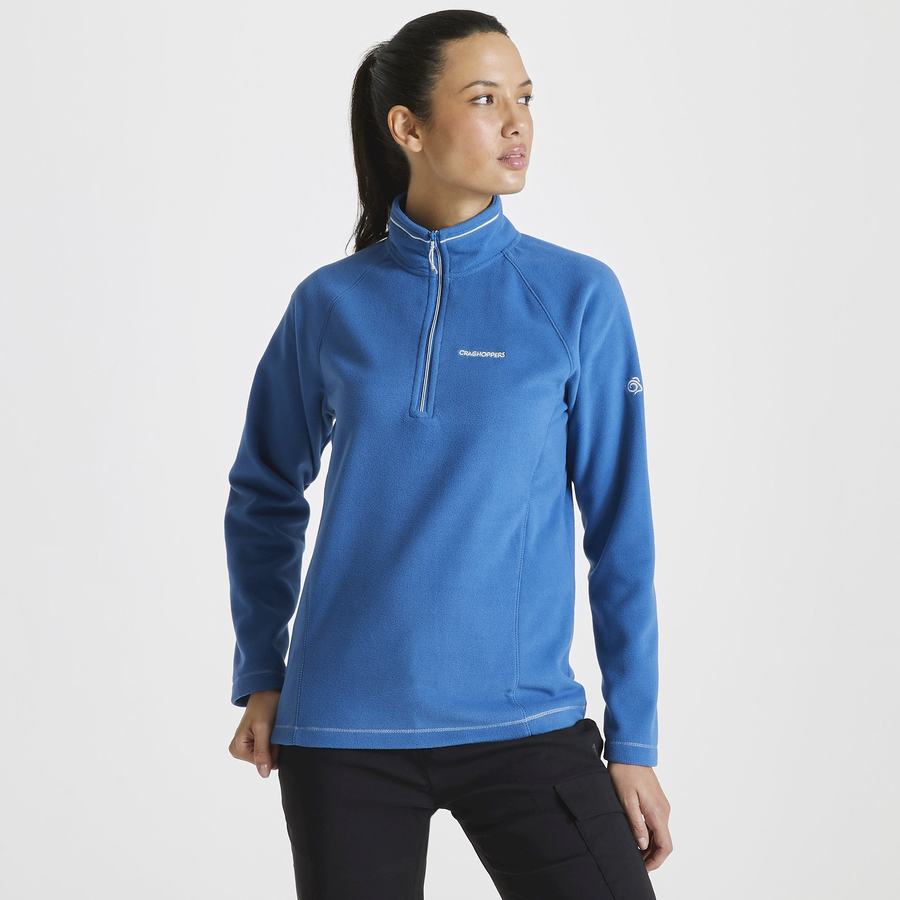 Blue Craghoppers Miska Half Zip Women's Sweaters | LCL8997ST