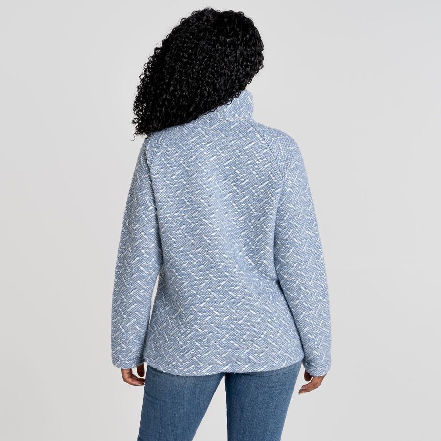 Blue Craghoppers Talladale Half Zip Women's Sweaters | YDL3629HM