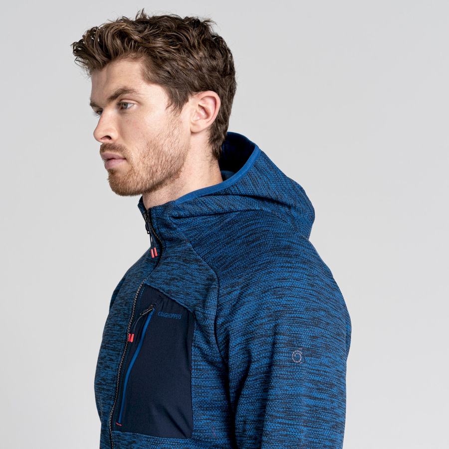 Blue Craghoppers Tarbert Hooded Men's Jackets | NDF6486OD