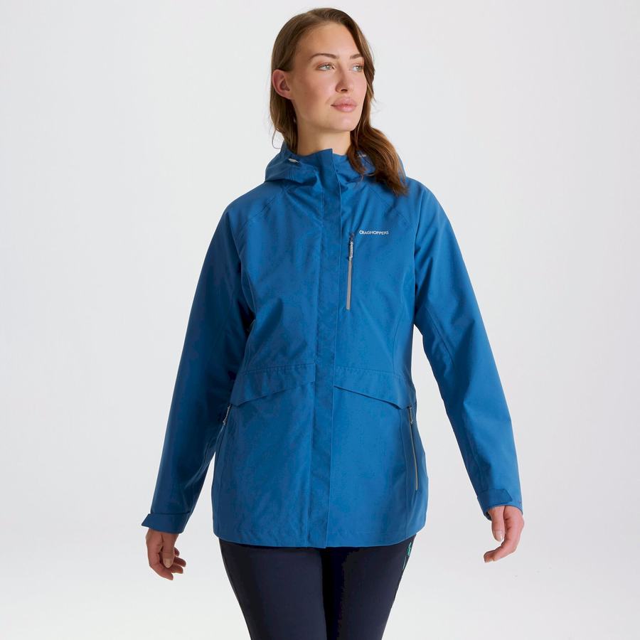 Blue Craghoppers Waterproof Caldbeck Women's Jackets | ODJ9535SE