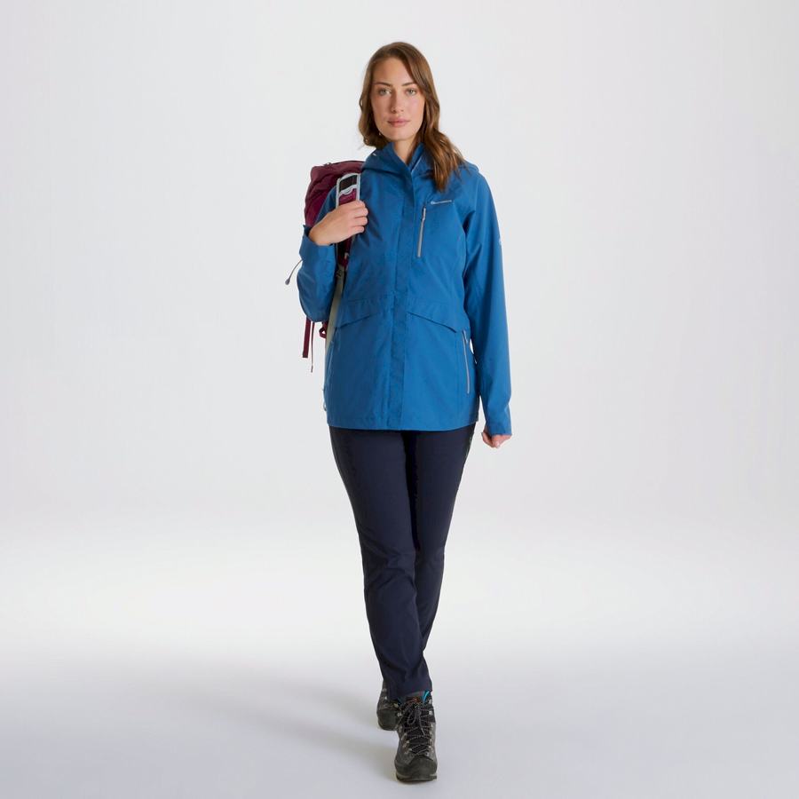 Blue Craghoppers Waterproof Caldbeck Women's Jackets | ODJ9535SE