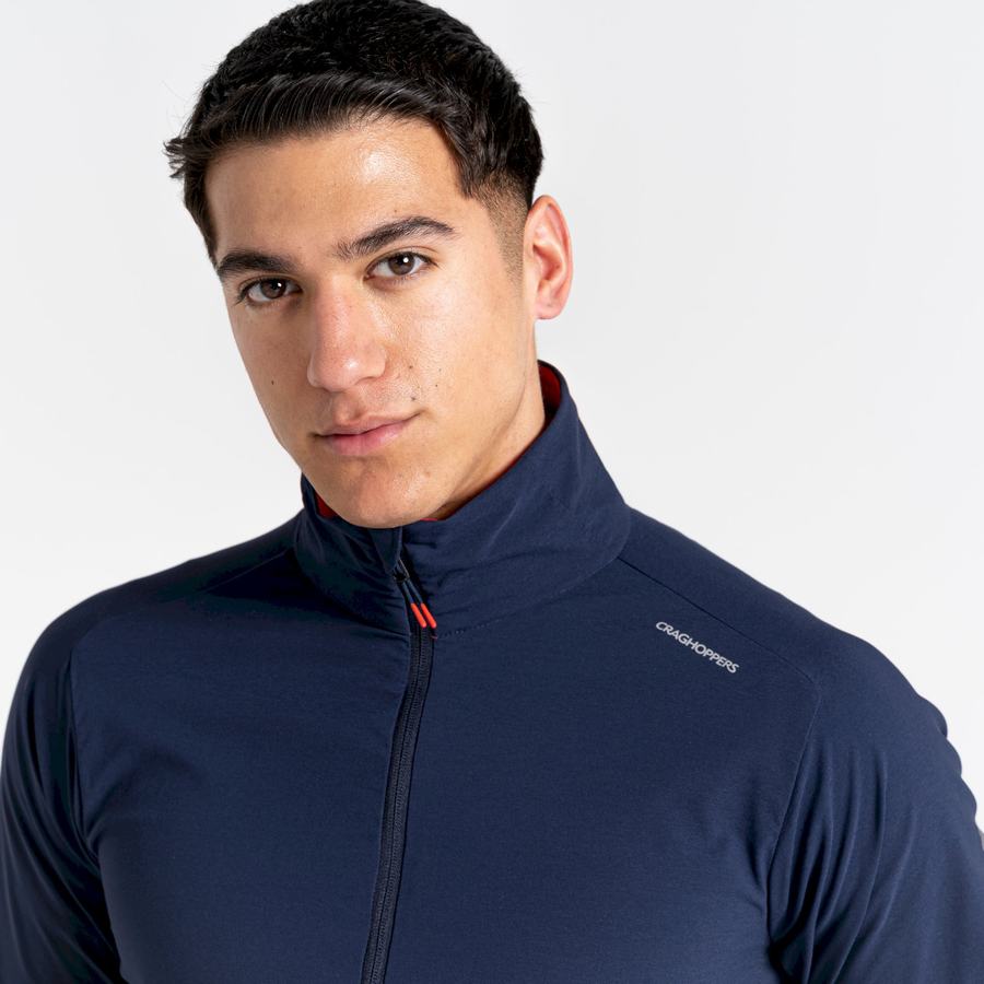 Blue Navy Blue Craghoppers NosiLife Active Men's Jackets | UDN7996TN