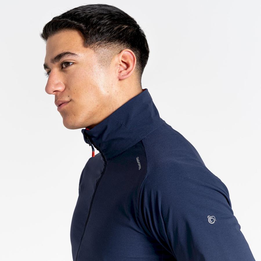 Blue Navy Blue Craghoppers NosiLife Active Men's Jackets | UDN7996TN