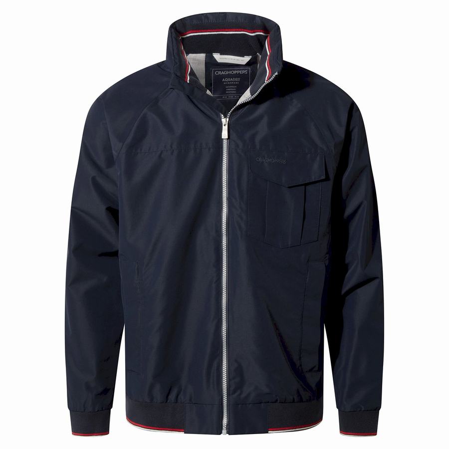 Blue Navy Craghoppers Aiken Men's Jackets | COI9985PH