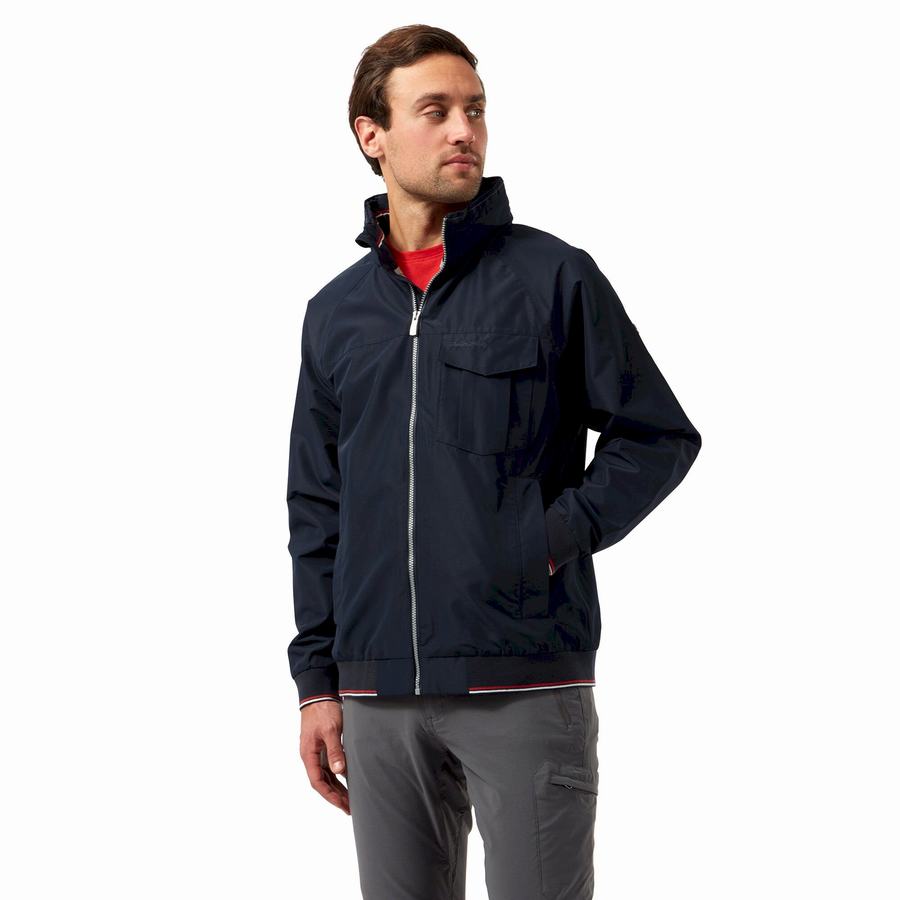 Blue Navy Craghoppers Aiken Men's Jackets | COI9985PH