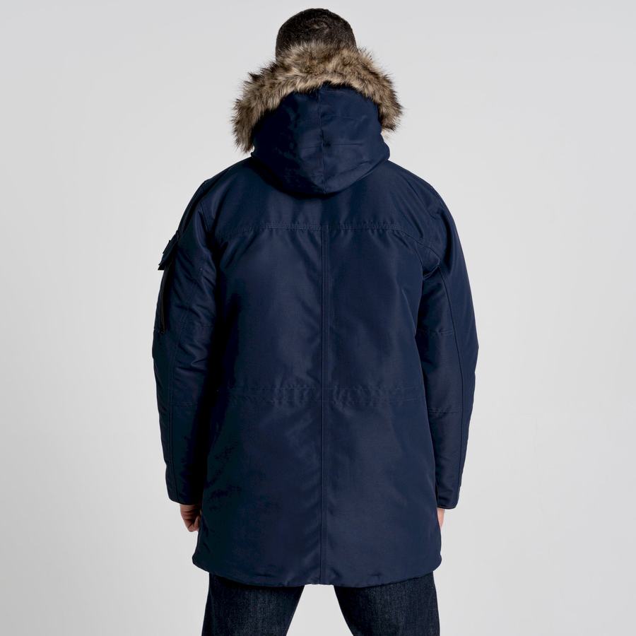 Blue Navy Craghoppers Bishorn II Insulated Men's Jackets | YHJ9175RC