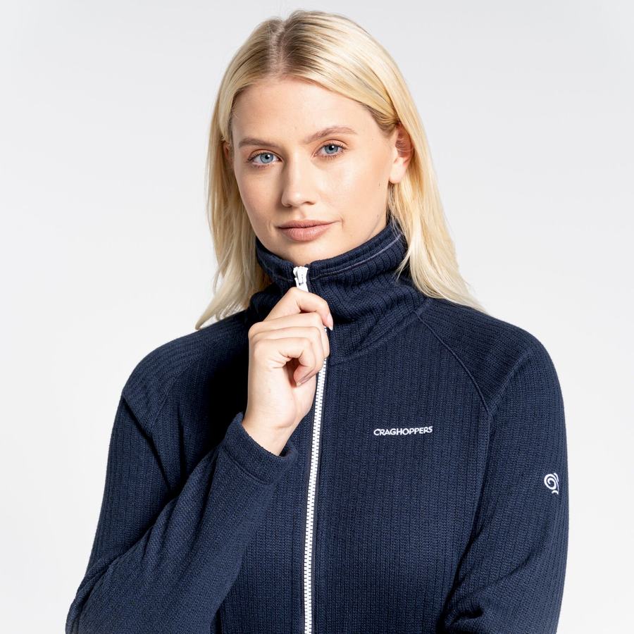 Blue Navy Craghoppers Daphne Women's Sweaters | VBI877TF