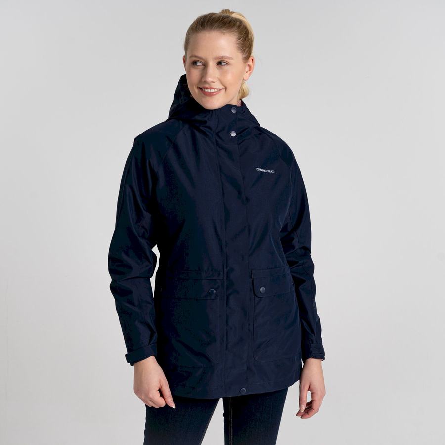 Blue Navy Craghoppers Denise 3 in 1 Women's Jackets | FJX6773LW