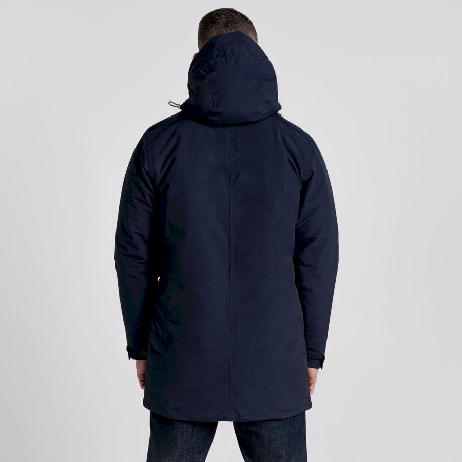 Blue Navy Craghoppers Dunrobin Insulated Men's Jackets | QHV4749GK