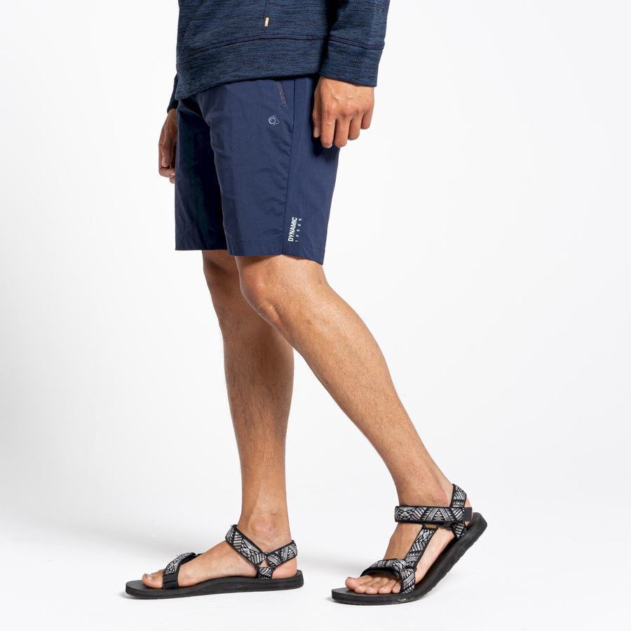 Blue Navy Craghoppers Dynamic Pro Men's Shorts | BNX532FK