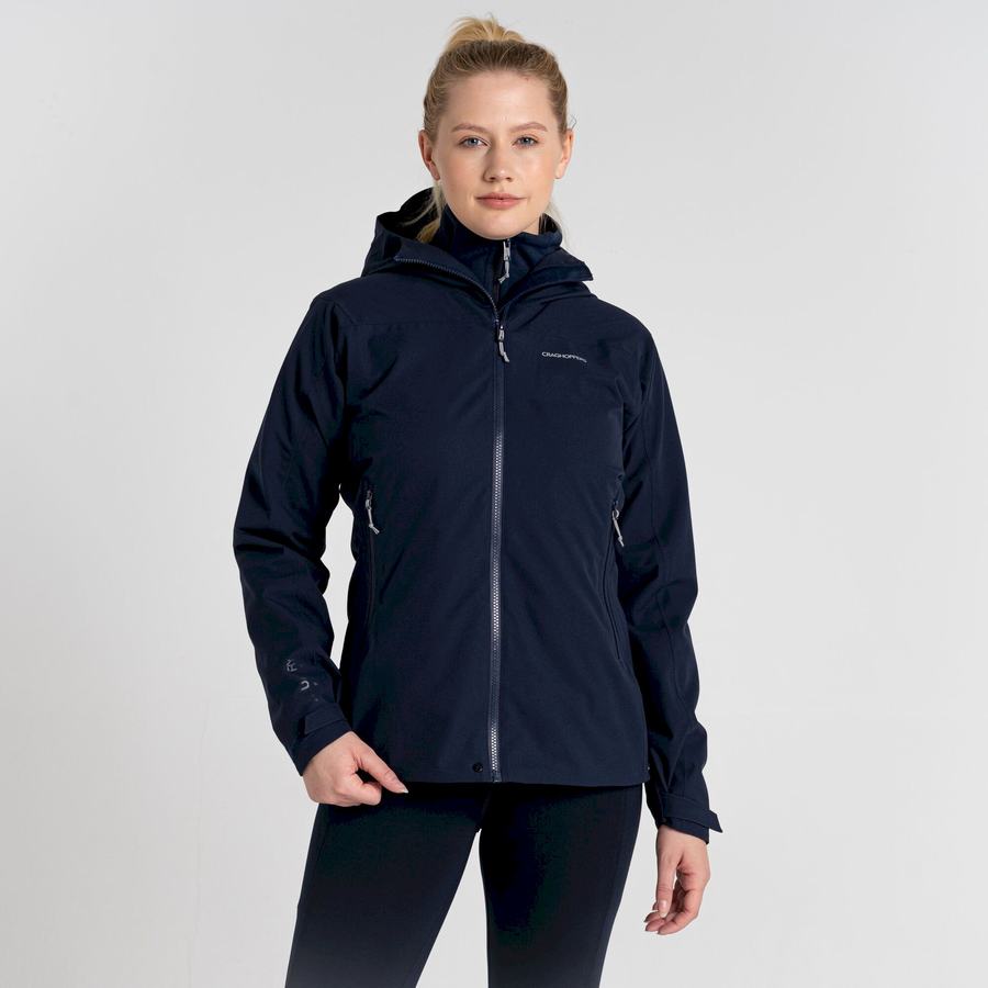 Blue Navy Craghoppers Dynamic Pro Women's Jackets | ANL2744DK