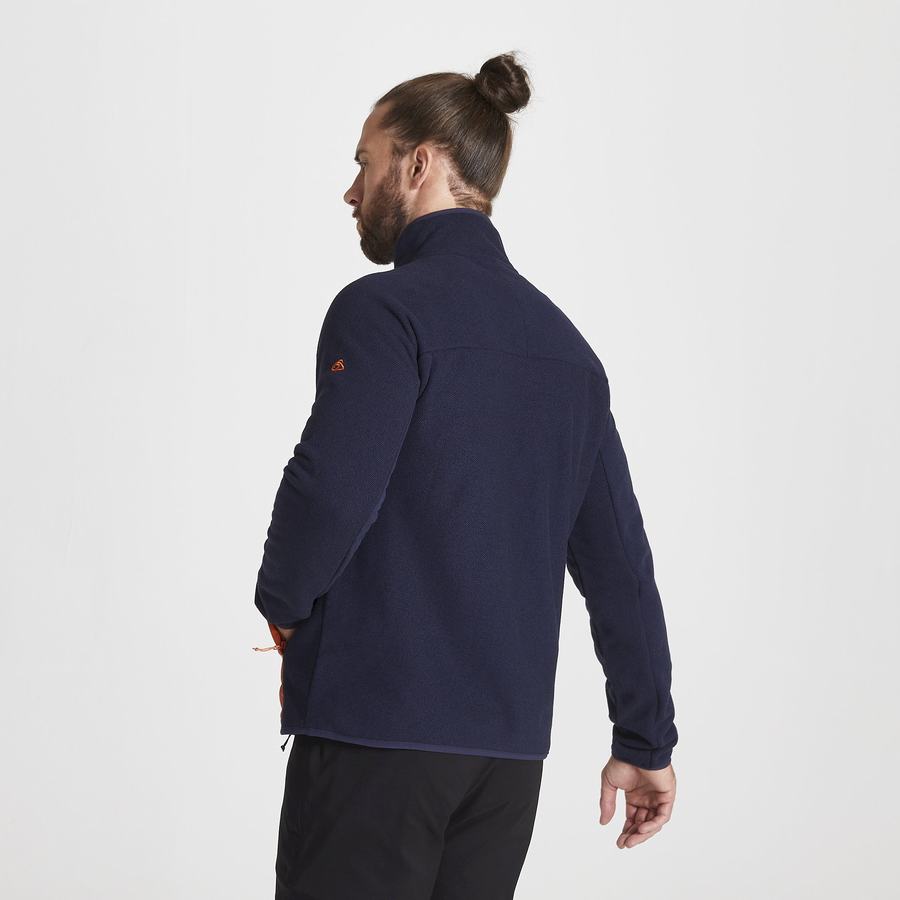 Blue Navy Craghoppers Finglas Hybrid Men's Jackets | PEN24100EQ