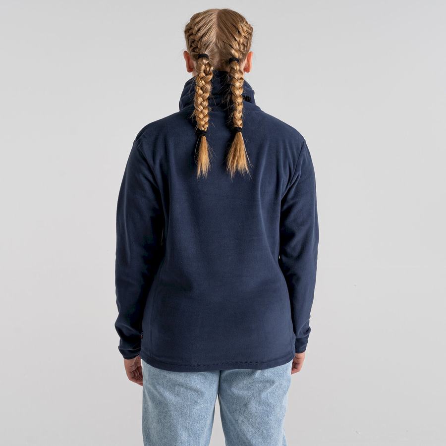 Blue Navy Craghoppers Frey Overhead Men's Sweatshirts | OFT4319HT