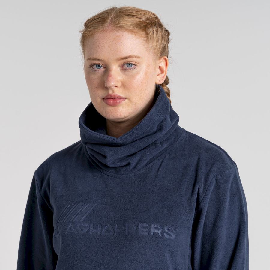 Blue Navy Craghoppers Frey Overhead Men's Sweatshirts | OFT4319HT