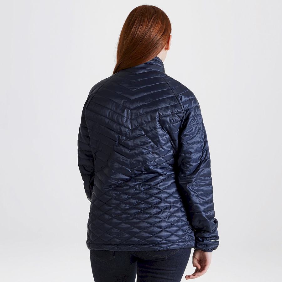 Blue Navy Craghoppers Insulated ExpoLite Women's Jackets | QYV509IH