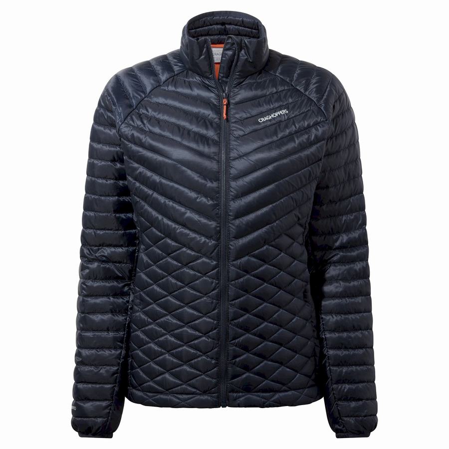 Blue Navy Craghoppers Insulated ExpoLite Women's Jackets | QYV509IH