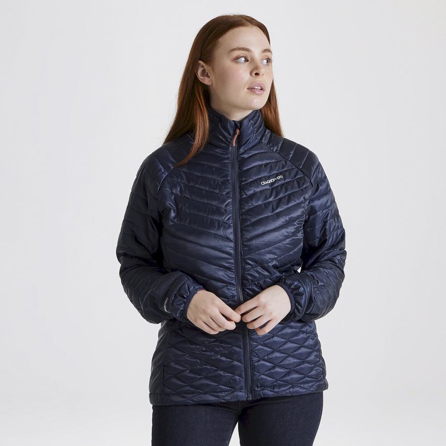 Blue Navy Craghoppers Insulated ExpoLite Women's Jackets | QYV509IH