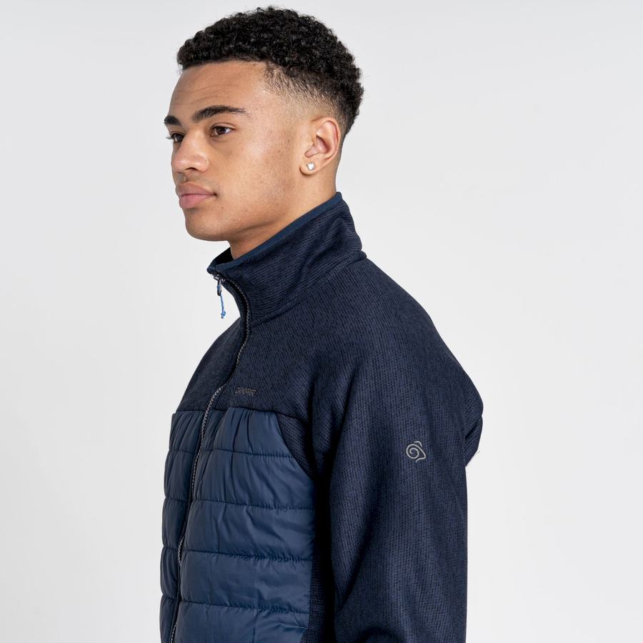 Blue Navy Craghoppers Kennett Hybrid Men's Jackets | AZP9998QF