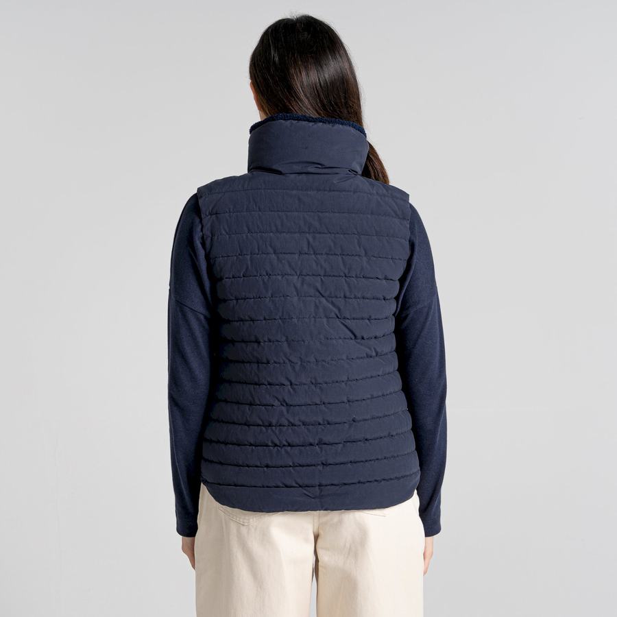 Blue Navy Craghoppers Langley Women's Gilets | AGT3120RR