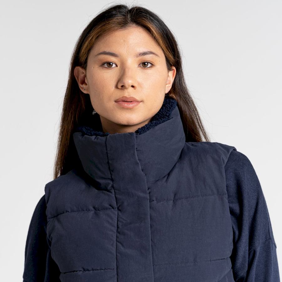 Blue Navy Craghoppers Langley Women's Gilets | AGT3120RR