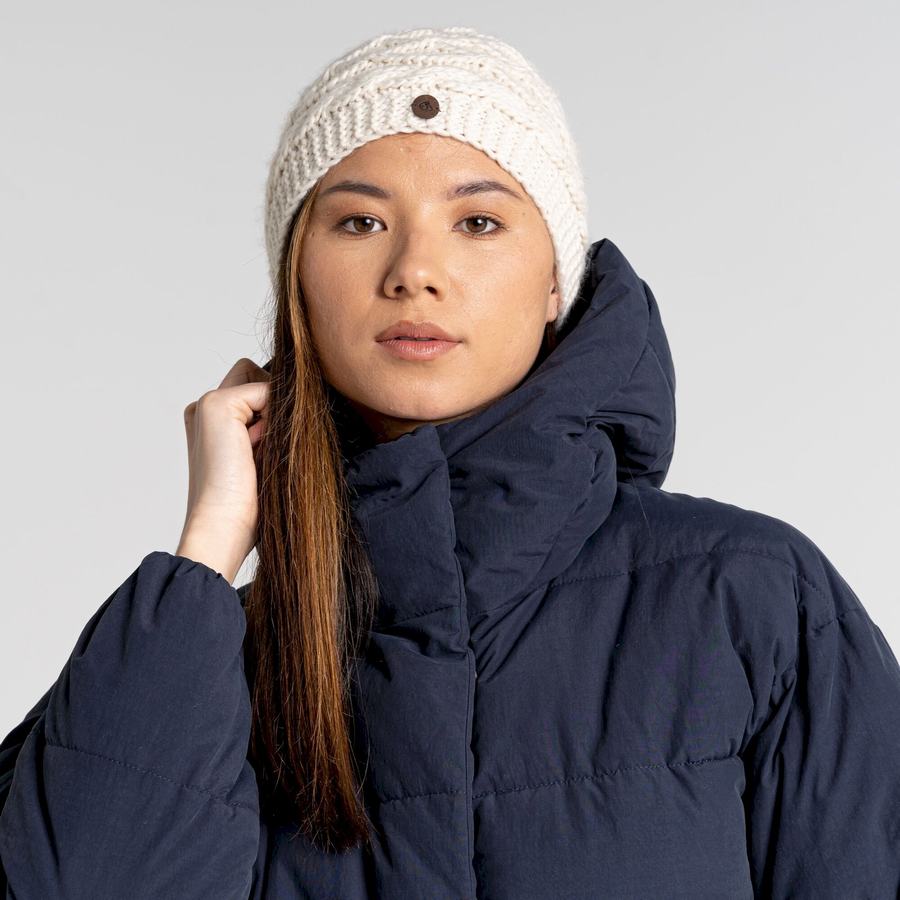 Blue Navy Craghoppers Madora Insulated Hooded Women's Jackets | YCU8071XA