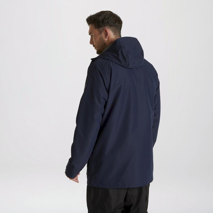 Blue Navy Craghoppers Milford 3 In 1 Men's Jackets | THM797ZZ