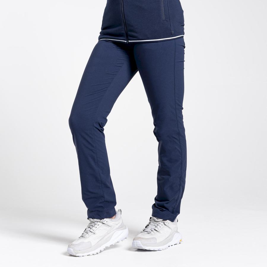 Blue Navy Craghoppers NosiLife Pro Active Women's Trousers | JCN6123YE