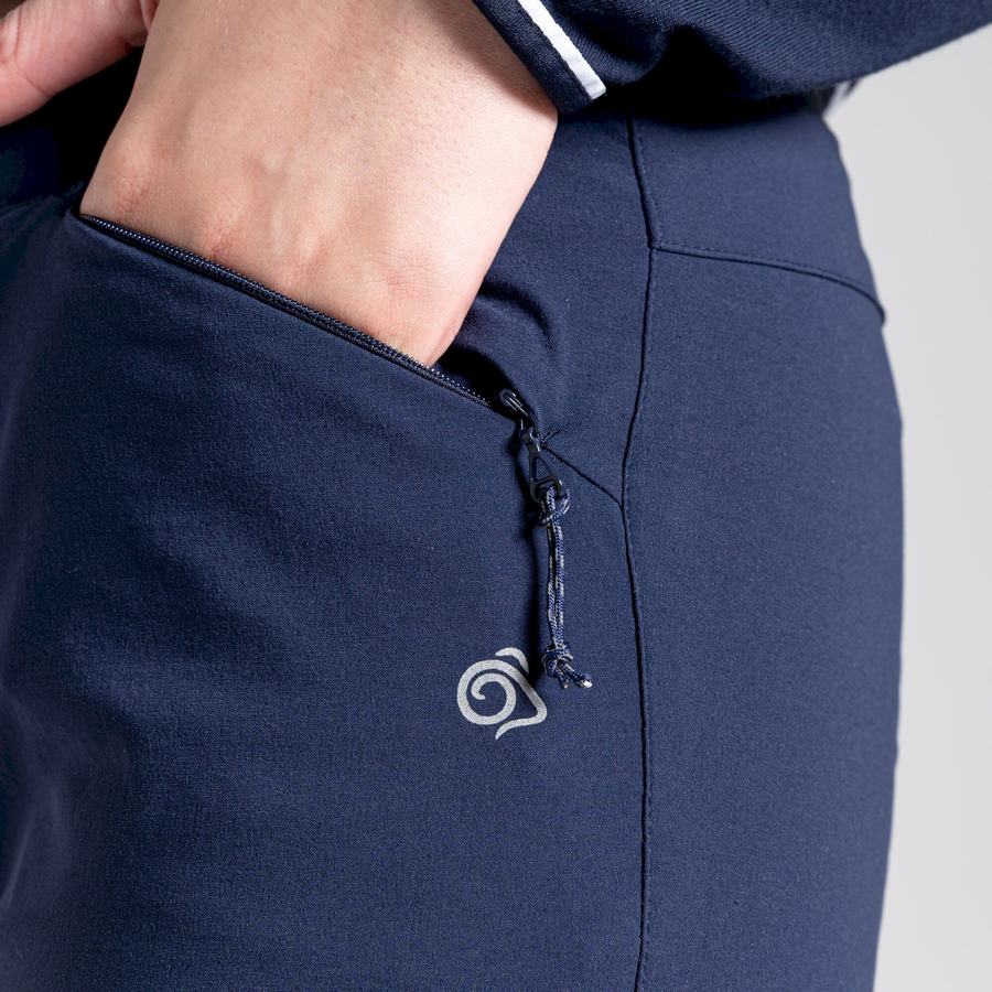 Blue Navy Craghoppers NosiLife Pro Active Women's Trousers | JCN6123YE