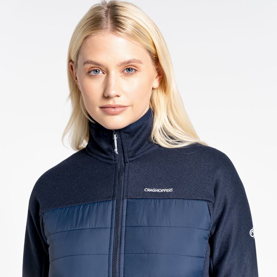 Blue Navy Craghoppers Regina Hybrid Women's Jackets | HAE2685IG