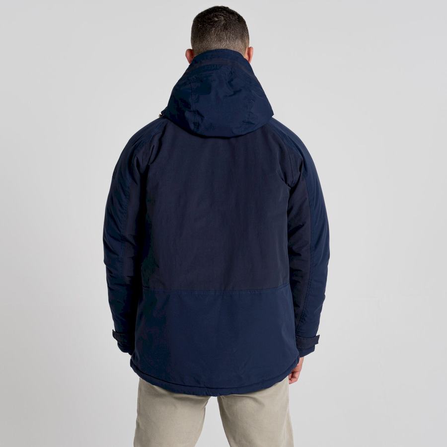 Blue Navy Craghoppers Sinclair Insulated Men's Jackets | MJP4013AJ