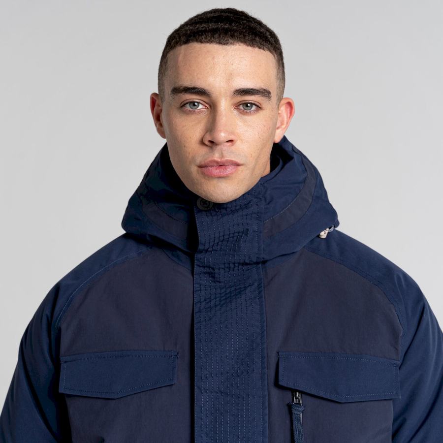 Blue Navy Craghoppers Sinclair Insulated Men's Jackets | MJP4013AJ