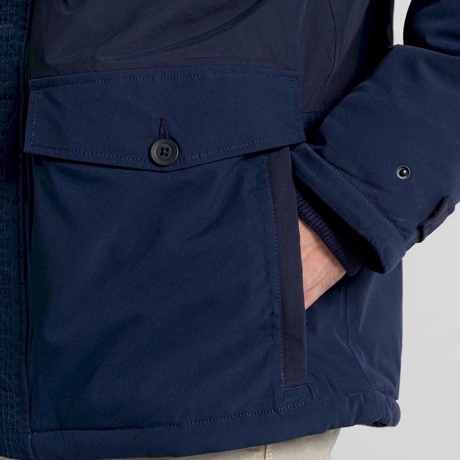 Blue Navy Craghoppers Sinclair Insulated Men's Jackets | MJP4013AJ