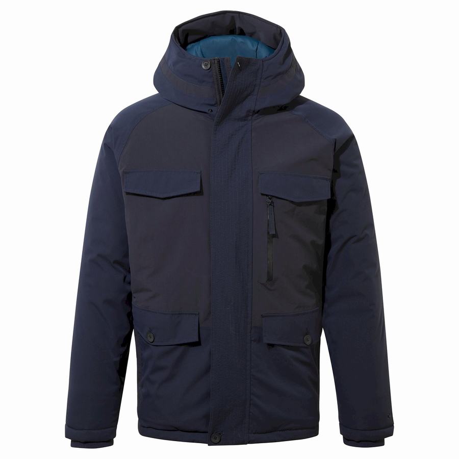 Blue Navy Craghoppers Sinclair Insulated Men\'s Jackets | MJP4013AJ