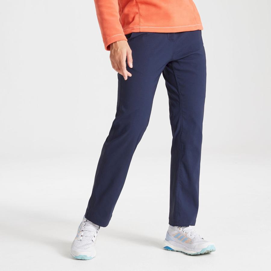 Blue Navy Craghoppers Verve Women's Trousers | ELE4427OT