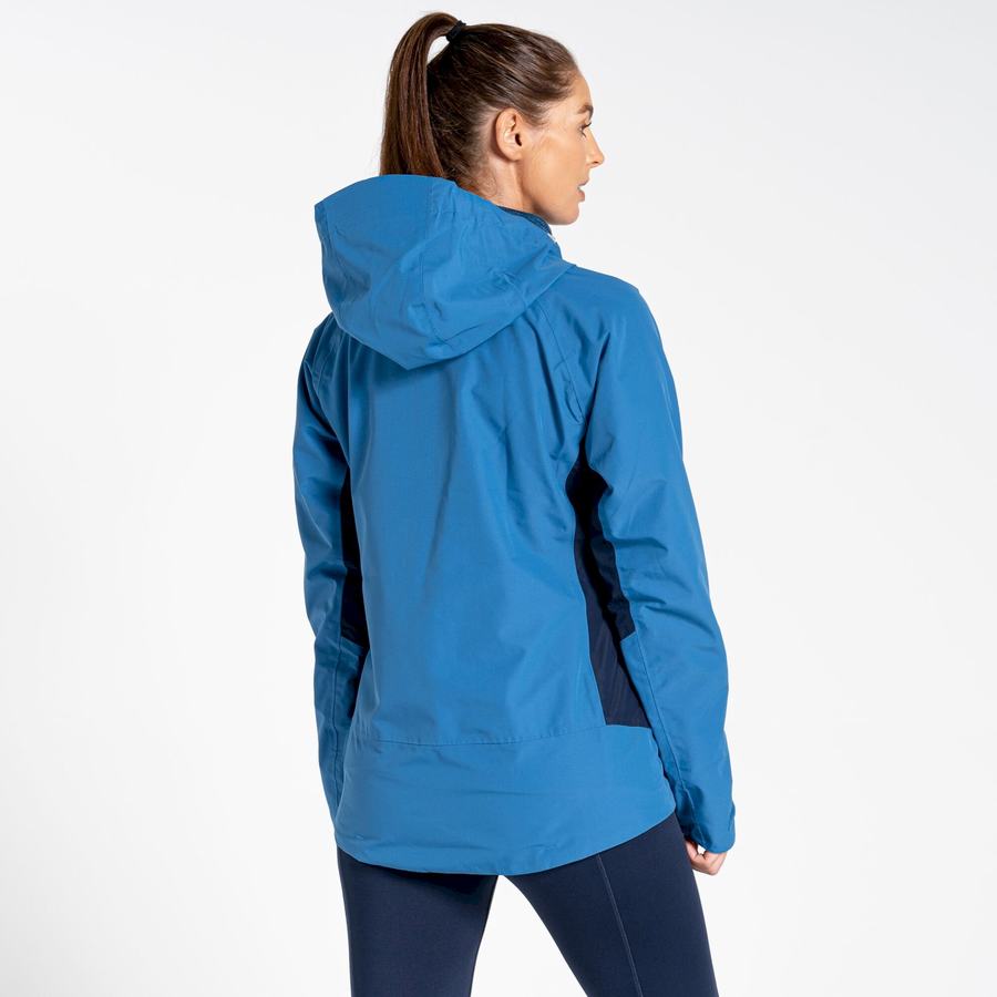 Blue Navy Craghoppers Waterproof Atlas Women's Jackets | SDA1917KT