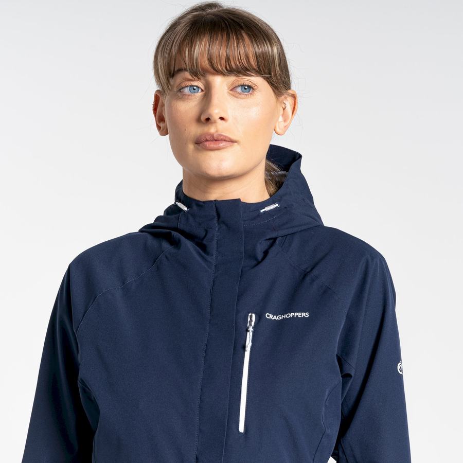 Blue Navy Craghoppers Waterproof Caldbeck Women's Jackets | LWS8826SD