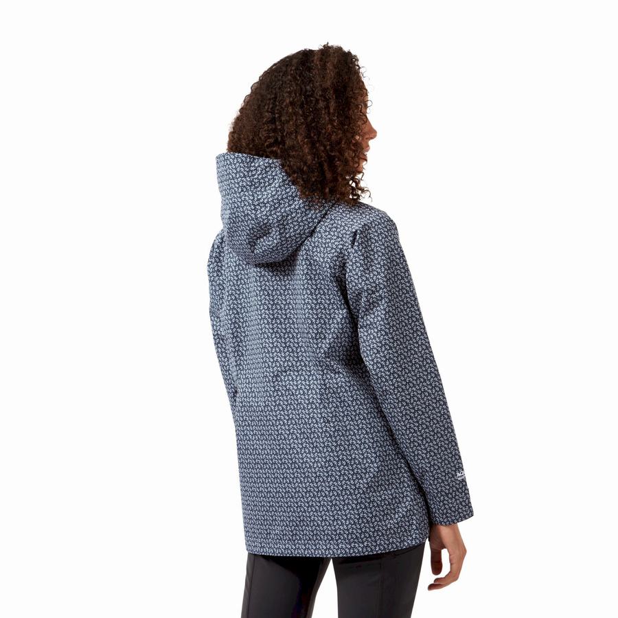 Blue Navy Craghoppers Waterproof Laurel Women's Jackets | VUU9228ST